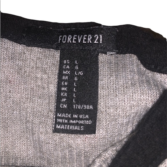 FOREVER21 Cropped Longsleeve Top - Picture 3 of 3